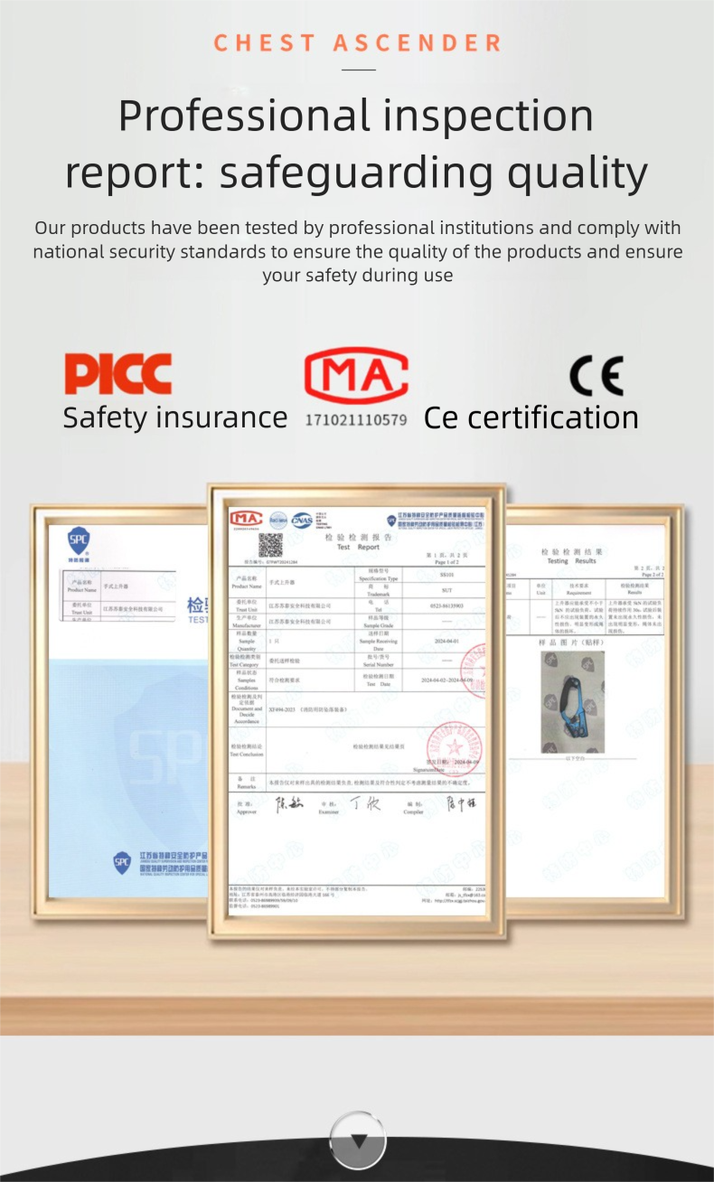 Outdoor Hand Ascender High Altitude Anti-Slip Device Rope Climber Effort-Saving Mountaineering Rock Climbing Equipment_voghion.com