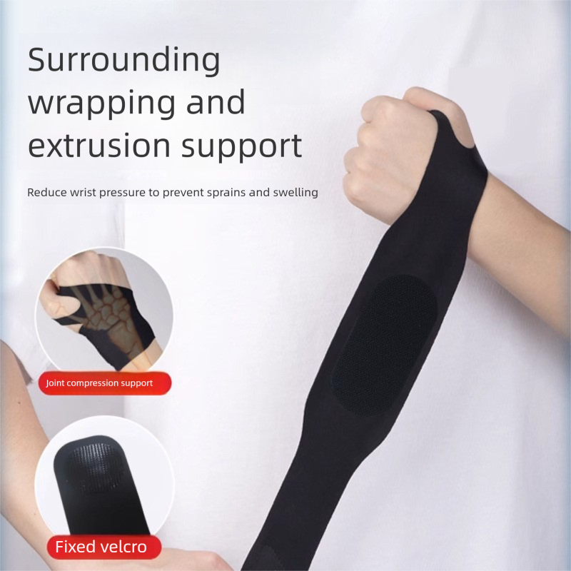 Nouvelle bande de compression élastique ajustable et fixe à motif alvéolé pour le poignet de sport_voghion.com