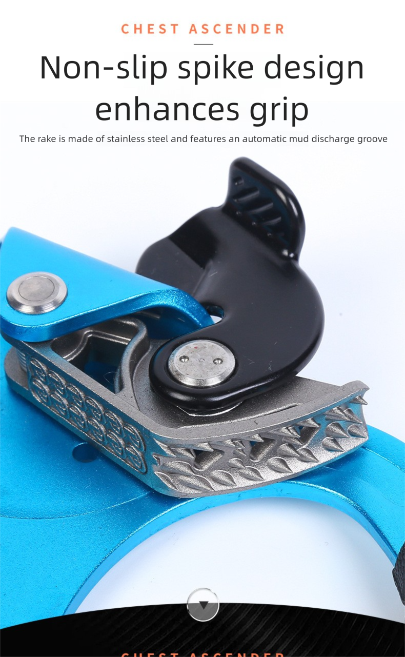 Outdoor Hand Ascender High Altitude Anti-Slip Device Rope Climber Effort-Saving Mountaineering Rock Climbing Equipment_voghion.com