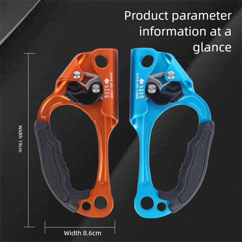 Outdoor Hand Ascender High Altitude Anti-Slip Device Rope Climber Effort-Saving Mountaineering Rock Climbing Equipment_voghion.com
