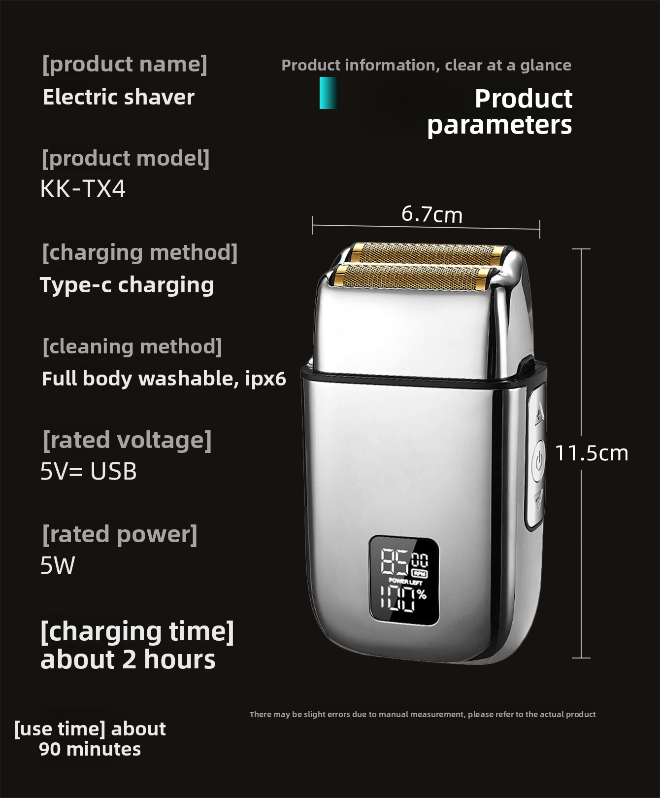 Rasoio elettrico multifunzione Oil Head Magic, tagliacapelli elettrico professionale per intagliare i capelli calvi_voghion.com
