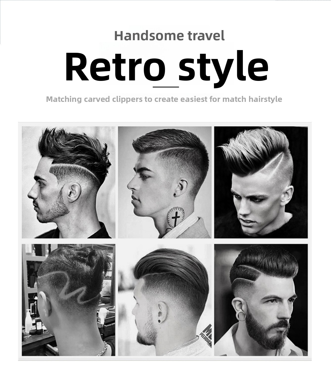 Rasoio elettrico multifunzione Oil Head Magic, tagliacapelli elettrico professionale per intagliare i capelli calvi_voghion.com