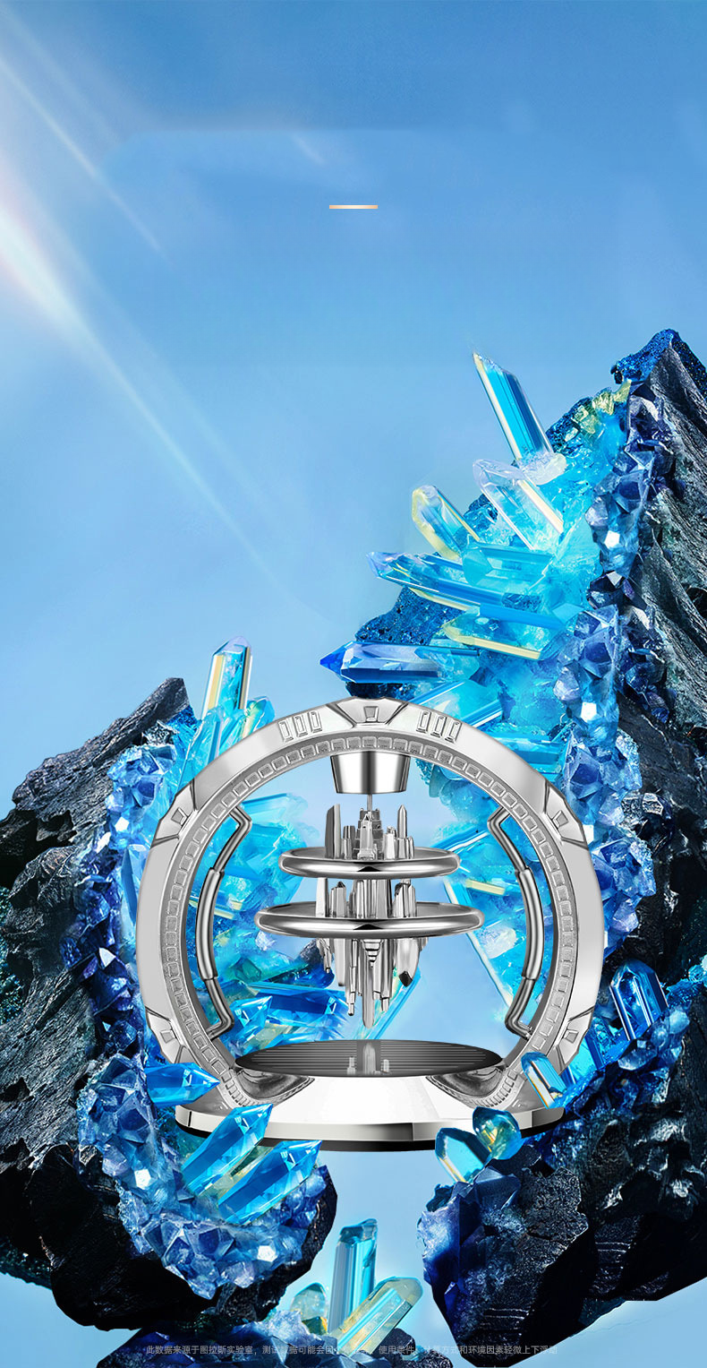 Car Mounted Solar Suspension Perfume Decoration Creative Sky City Center Console New Fragrance Products_voghion.com