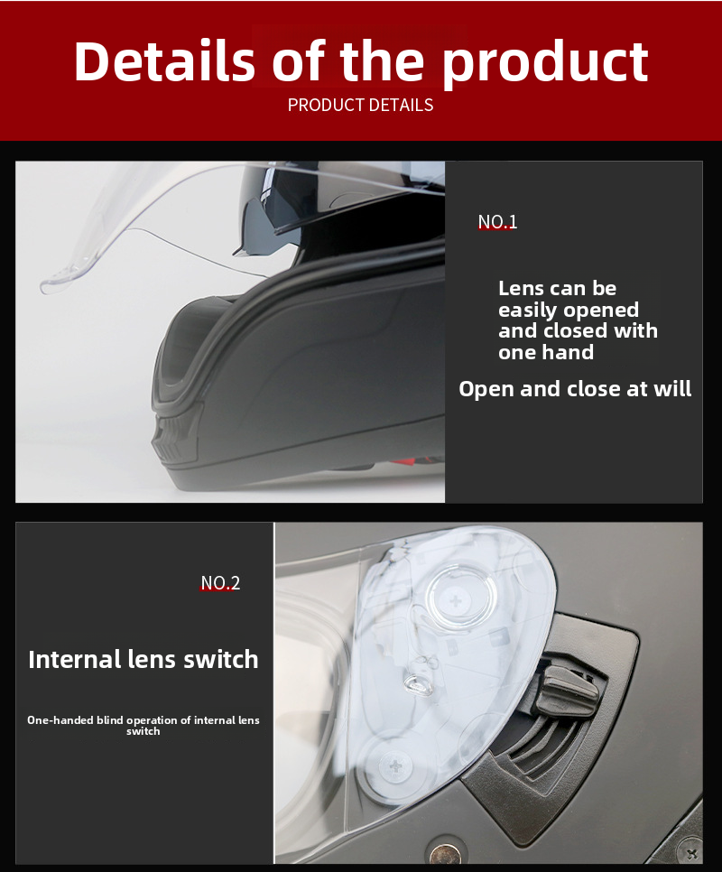 Cool Ride Double Lens Motorcycle Full Drinkable Water 3C Certification Lightweight Four Seasons Ghost Face Helmet With_voghion.com