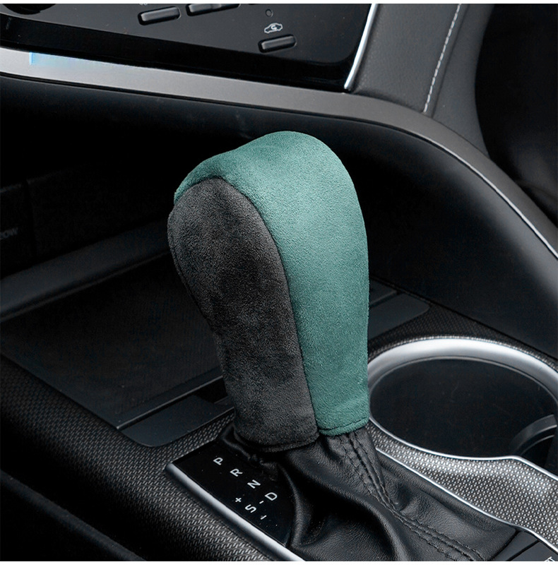 New Suede Manual And Automatic Lever Cover Universal Car Gear Shift Protector_voghion.com