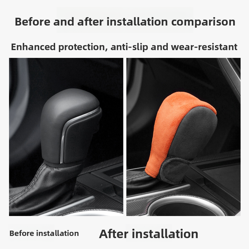 New Suede Manual And Automatic Lever Cover Universal Car Gear Shift Protector_voghion.com