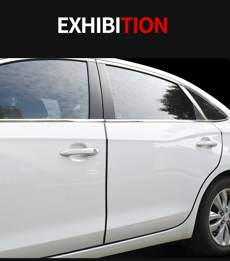 Car Anti-Collision Strip Invisible Universal No-Adhesive Door Edge Anti-Scratch Body Protection Tape Decoration_voghion.com