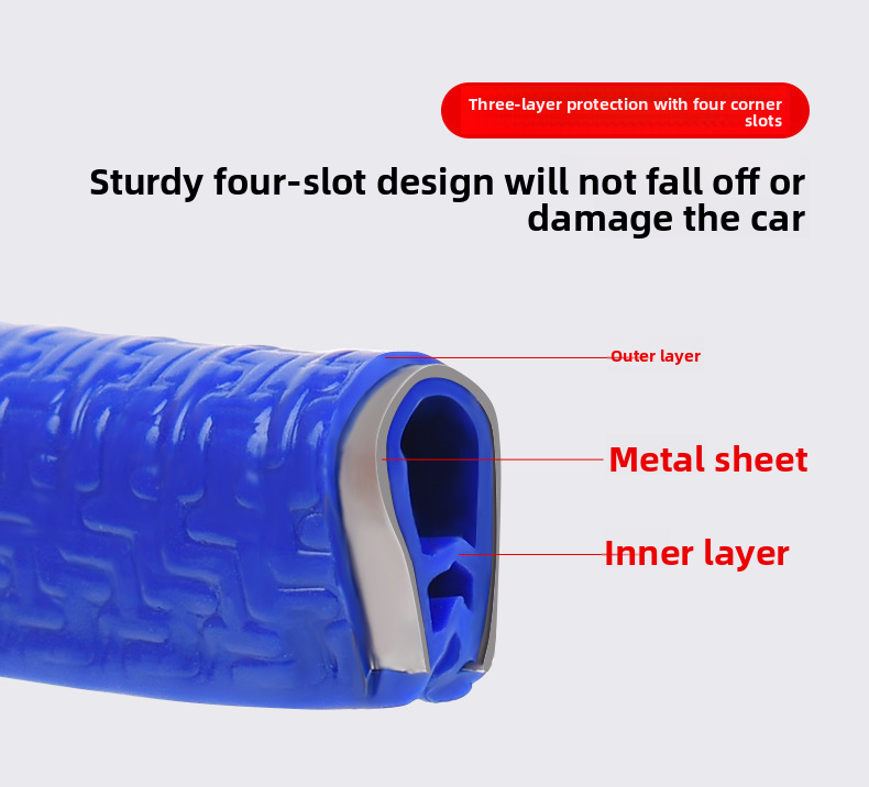 Car Anti-Collision Strip Invisible Universal No-Adhesive Door Edge Anti-Scratch Body Protection Tape Decoration_voghion.com