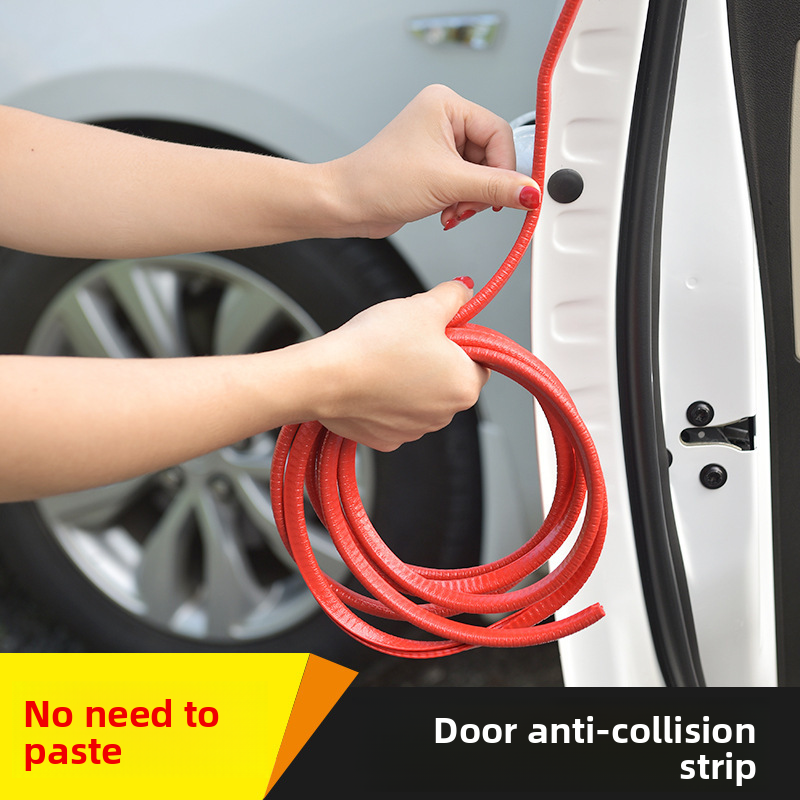 Car Anti-Collision Strip Invisible Universal No-Adhesive Door Edge Anti-Scratch Body Protection Tape Decoration_voghion.com