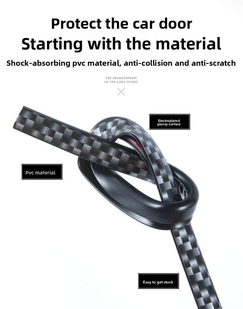 Edge Anti-Scratch Anti-Collision Sticker Car Body Door Opening Strip Decoration Supplies Universal Modification_voghion.com