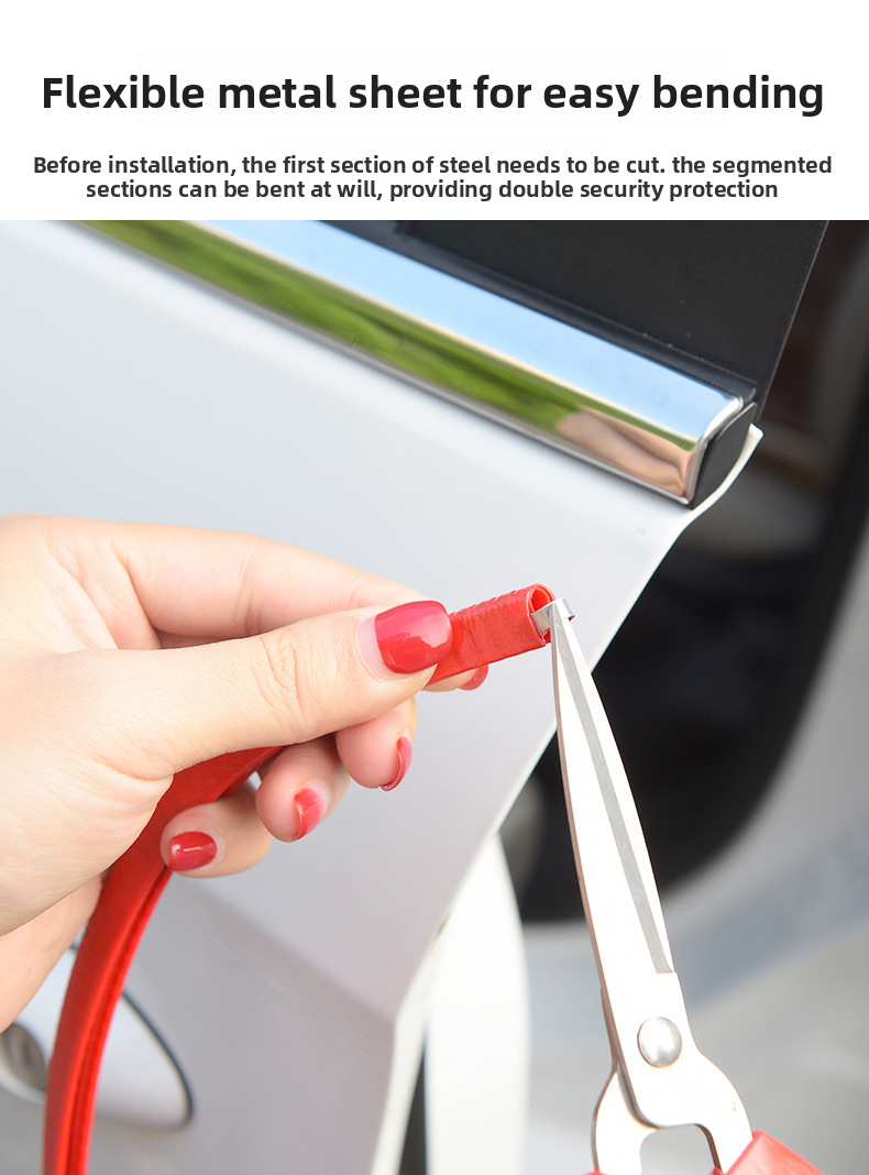 Car Anti-Collision Strip Invisible Universal No-Adhesive Door Edge Anti-Scratch Body Protection Tape Decoration_voghion.com