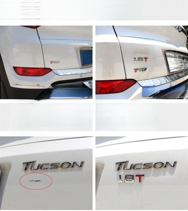 Car 1.8T 2.0T 2.5 Displacement Letter Text Metal 3D Creative Lettering 4WD 1.5T Tail Emblem Sticker_voghion.com