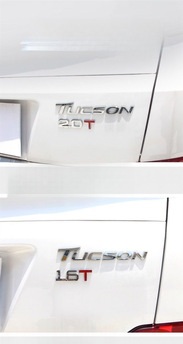 Car 1.8T 2.0T 2.5 Displacement Letter Text Metal 3D Creative Lettering 4WD 1.5T Tail Emblem Sticker_voghion.com