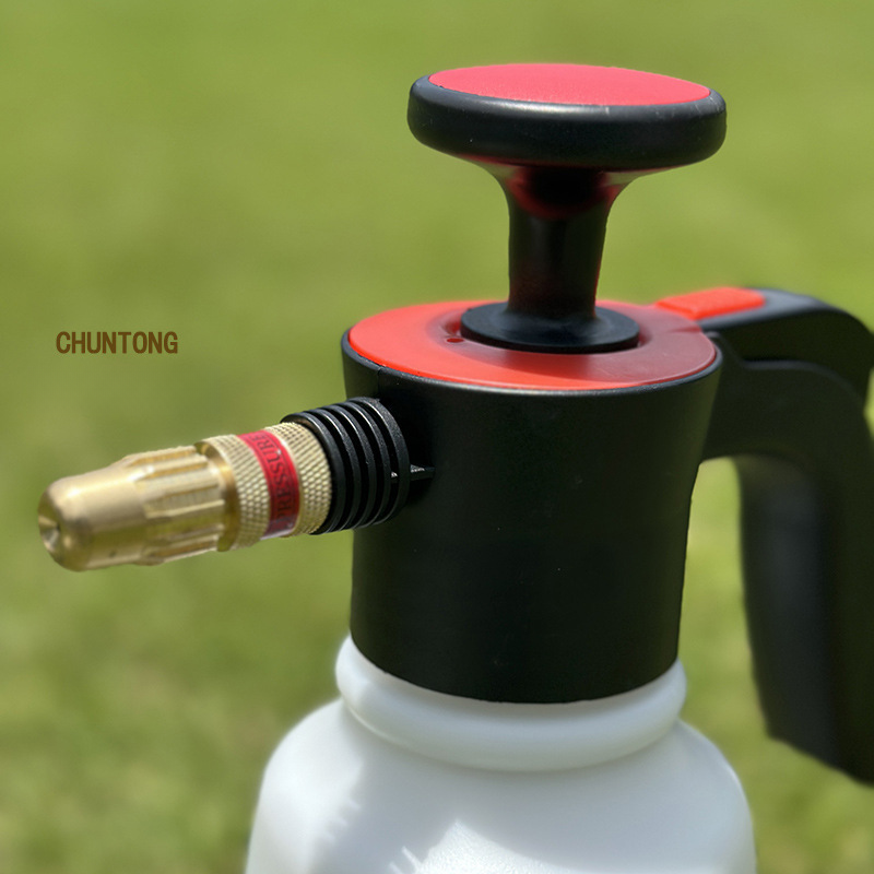 Manual Air Pressure Copper Nozzle Sprayer Self-Cleaning Car Wash Disinfection Garden Watering Can_voghion.com