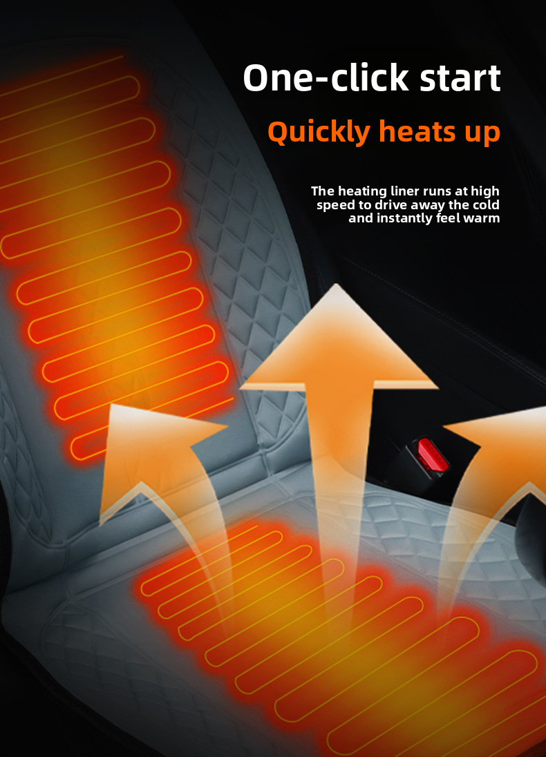 Beheizbare 12V Universal-Heizmatte für Autositze_voghion.com