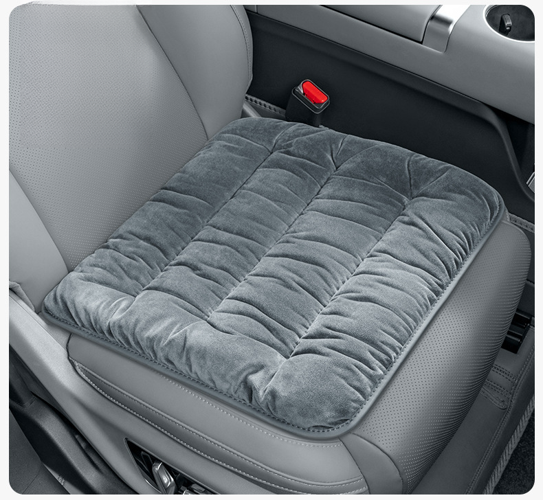 Novo carro inverno inverno grosso quente premium lã de bebê principal motorista peça única assento traseiro integrado_voghion.com