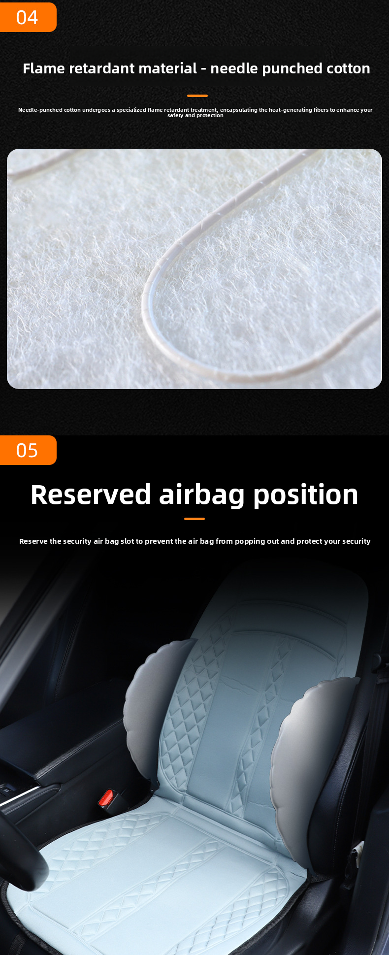 Beheizbare 12V Universal-Heizmatte für Autositze_voghion.com