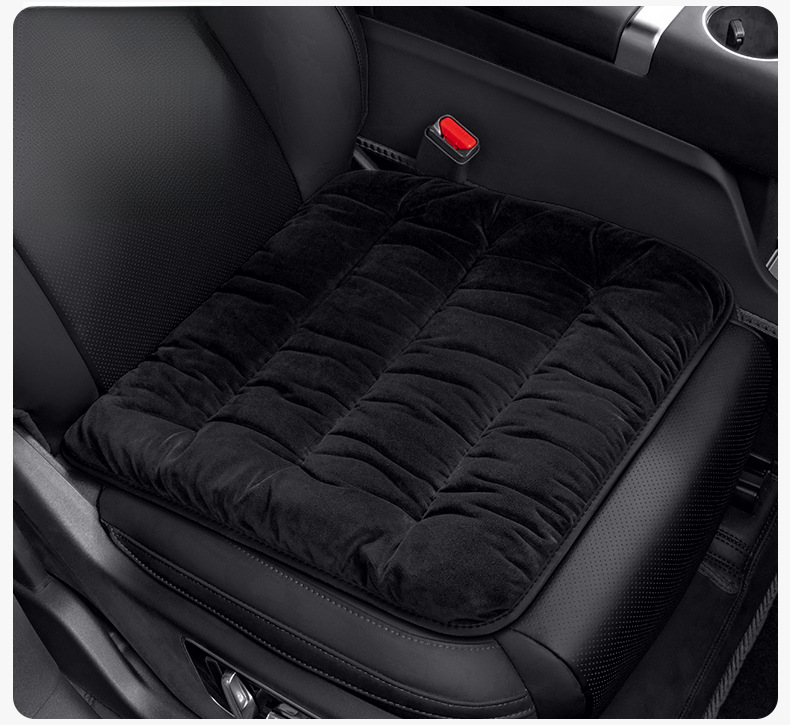 Novo carro inverno inverno grosso quente premium lã de bebê principal motorista peça única assento traseiro integrado_voghion.com