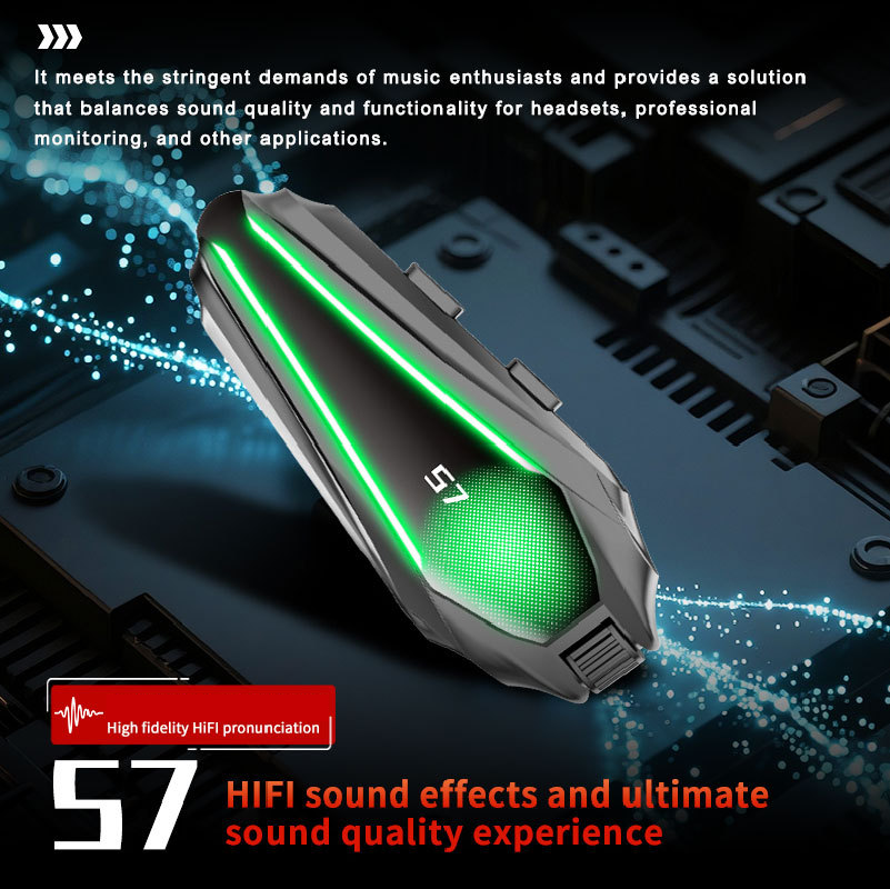 Casco externo S7 con Bluetooth, alta calidad de sonido, impermeable, anticongelante, reducción de ruido, intercomunicador para montar en equipo_voghion.com