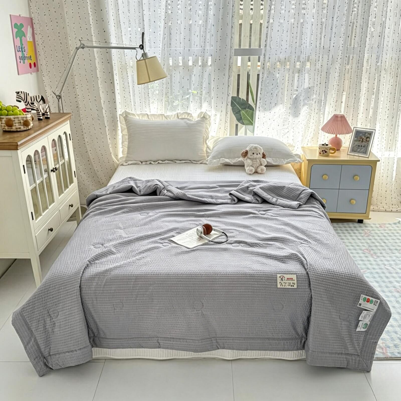 Class A Soybean Cooling Summer Quilt For Single And Double Beds_voghion.com