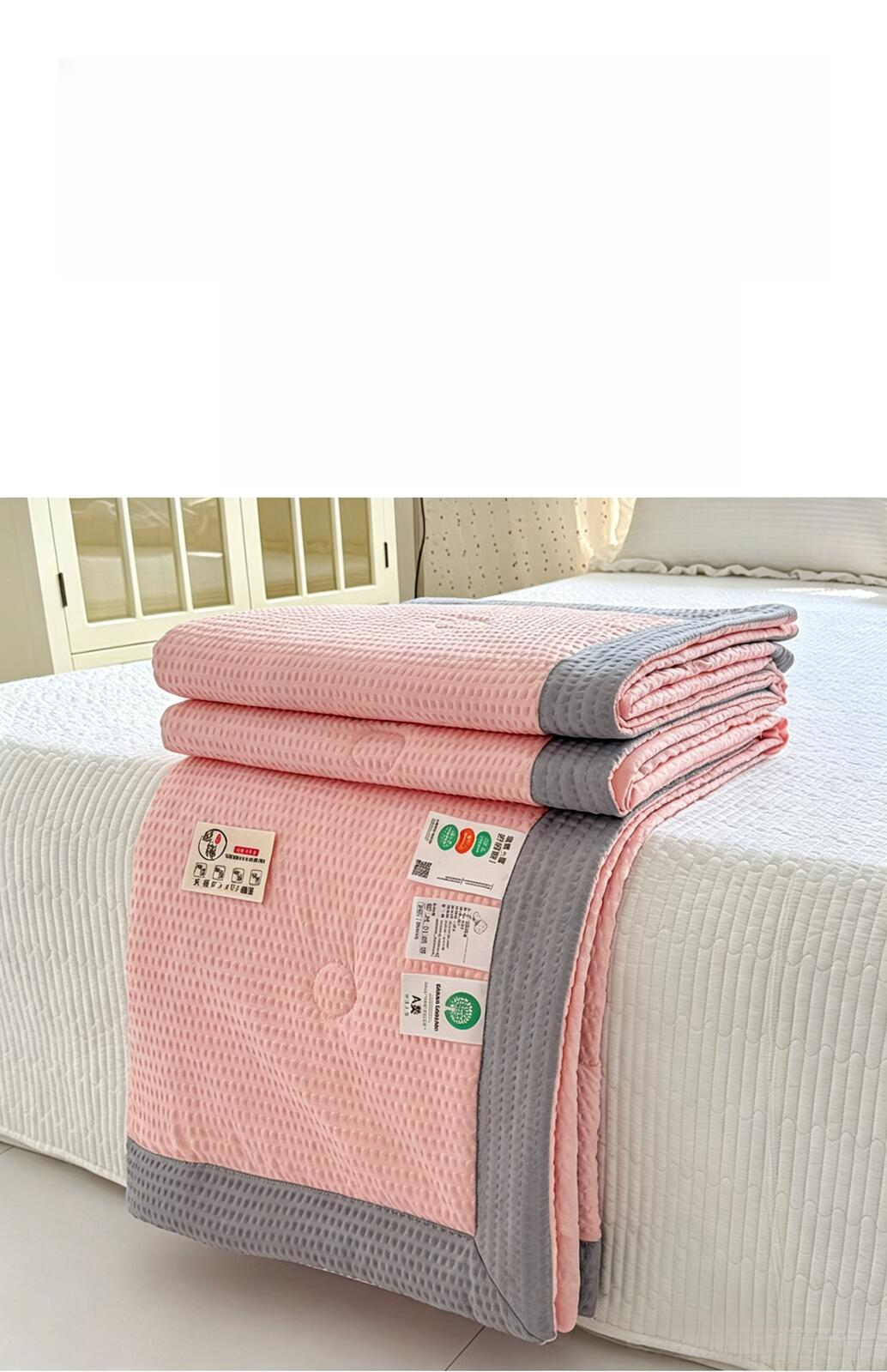Class A Soybean Cooling Summer Quilt For Single And Double Beds_voghion.com