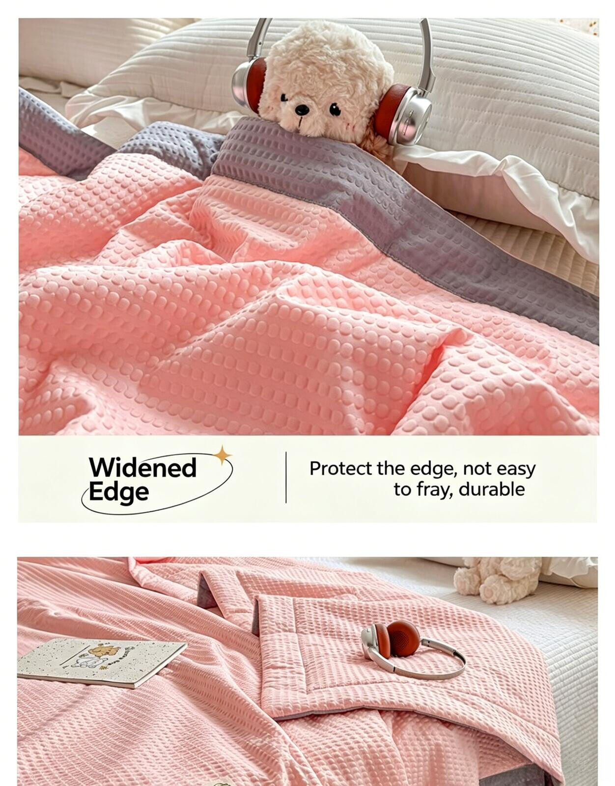 Class A Soybean Cooling Summer Quilt For Single And Double Beds_voghion.com