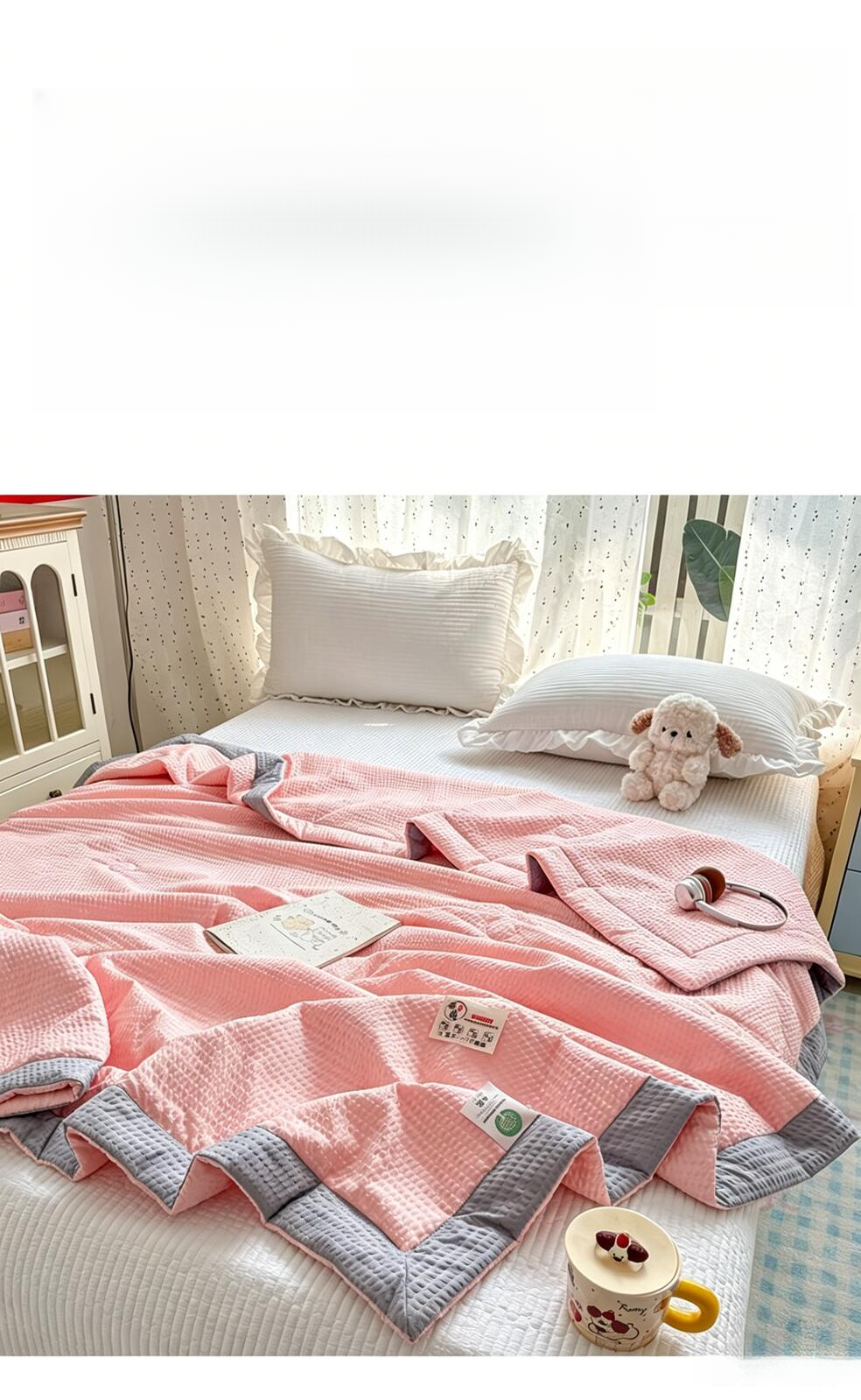 Class A Soybean Cooling Summer Quilt For Single And Double Beds_voghion.com