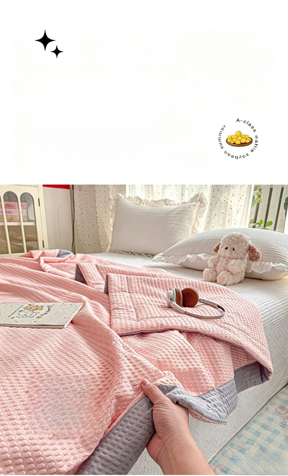 Class A Soybean Cooling Summer Quilt For Single And Double Beds_voghion.com