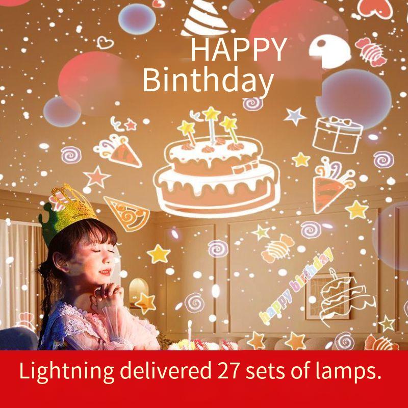 Starry Sky Projector Lamp Creative Gift Children's Day Toy For 3-6 Year Olds Christmas Birthday Present Night Light_maomaolike.com