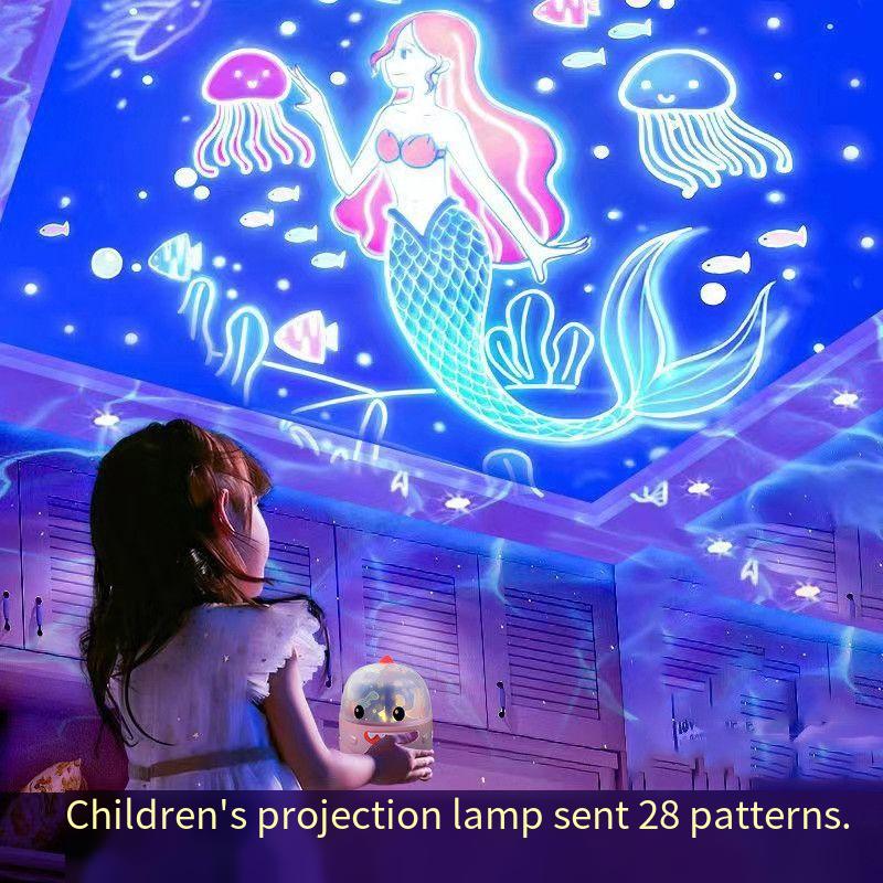 Starry Sky Projector Lamp Creative Gift Children's Day Toy For 3-6 Year Olds Christmas Birthday Present Night Light_maomaolike.com
