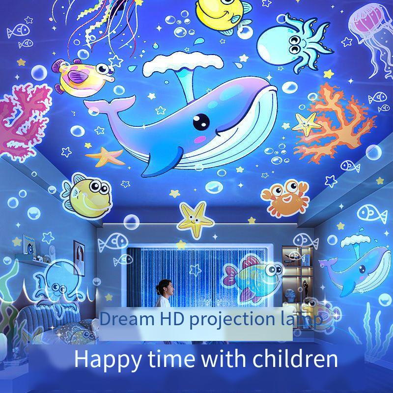 Starry Sky Projector Lamp Creative Gift Children's Day Toy For 3-6 Year Olds Christmas Birthday Present Night Light_maomaolike.com