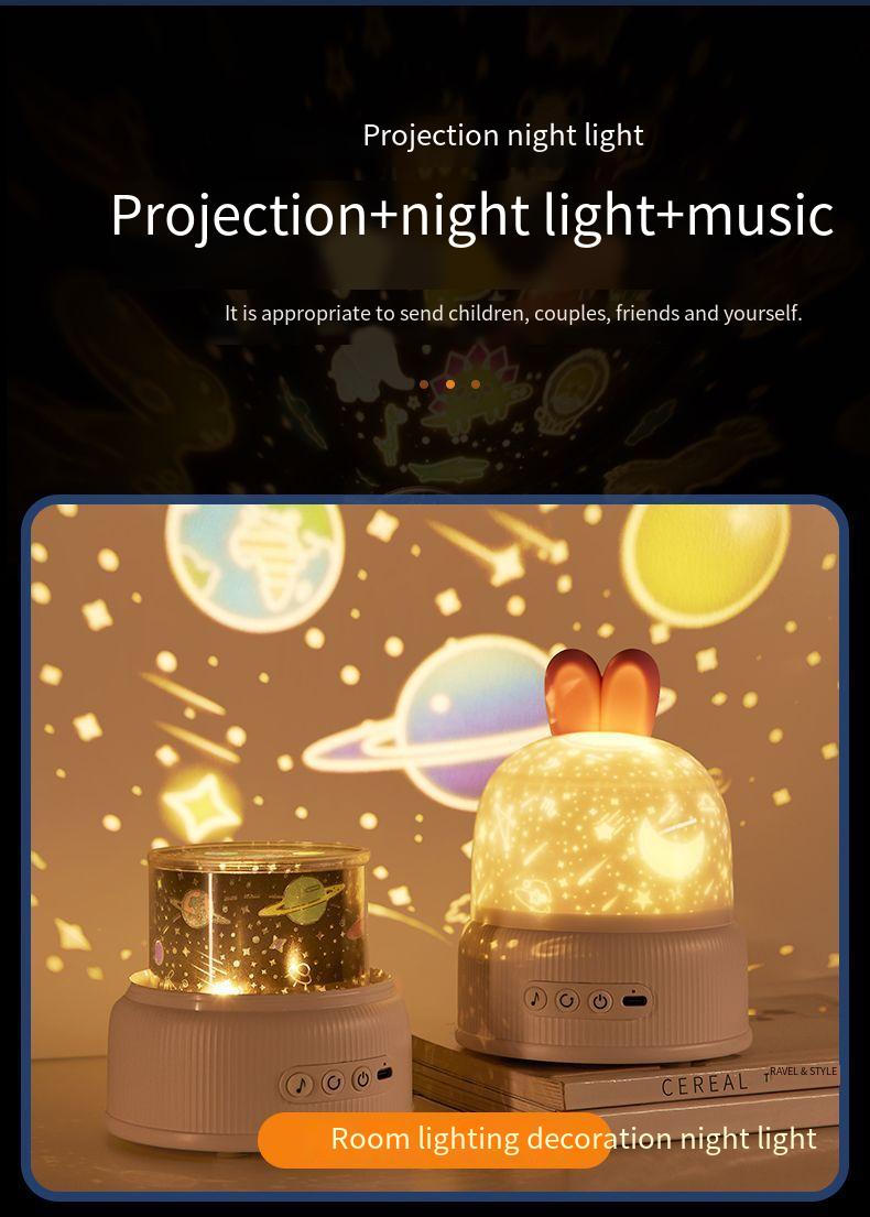 Starry Sky Projector Lamp Creative Gift Children's Day Toy For 3-6 Year Olds Christmas Birthday Present Night Light_maomaolike.com