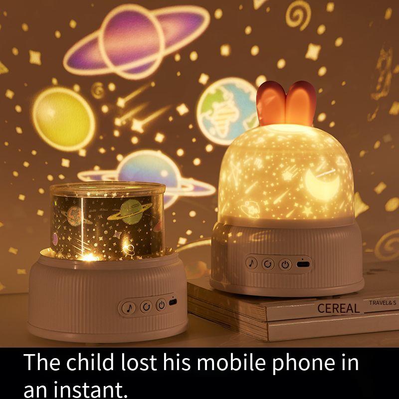 Starry Sky Projector Lamp Creative Gift Children's Day Toy For 3-6 Year Olds Christmas Birthday Present Night Light_maomaolike.com