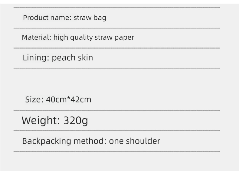 Modische gewebte Strandtasche, Sommer-Webtasche, Handtasche mit Tragetasche, gewebte Damentasche, Handtasche_voghion.com