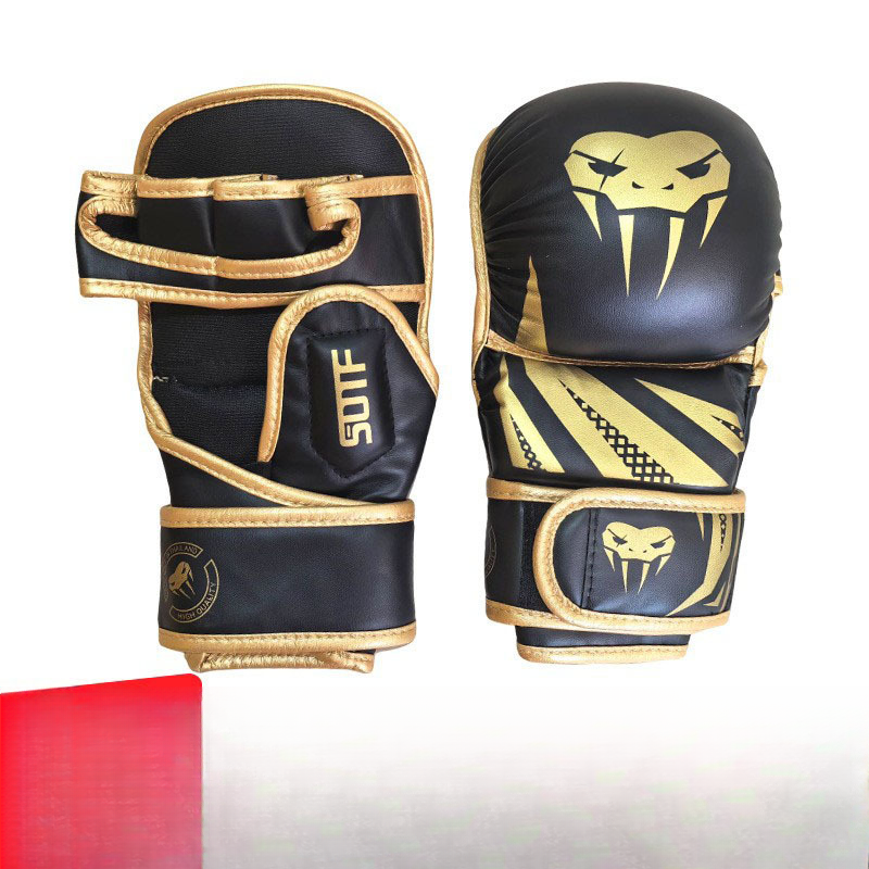 Halbfinger-Boxhandschuhe, Kampf-Boxhandschuhe, Brotboxhandschuhe, Kampf-Sanda-Handschuhe_voghion.com