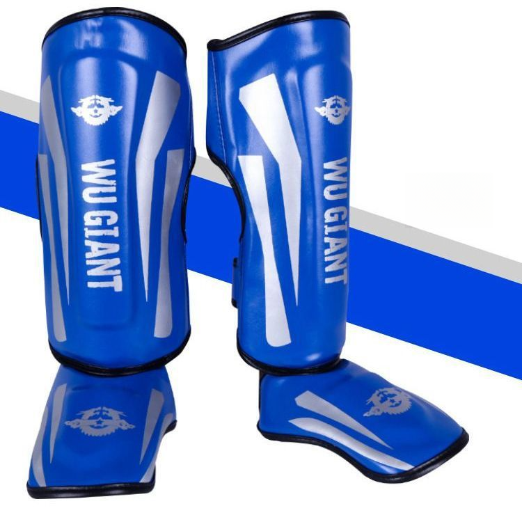 Muay Thai Beinschutz, Sanda Combat, Fußrückenschutz, Dicker Schienbeinschutz, Kampfausrüstung, Taekwondo Beinschutzbrett_voghion.com