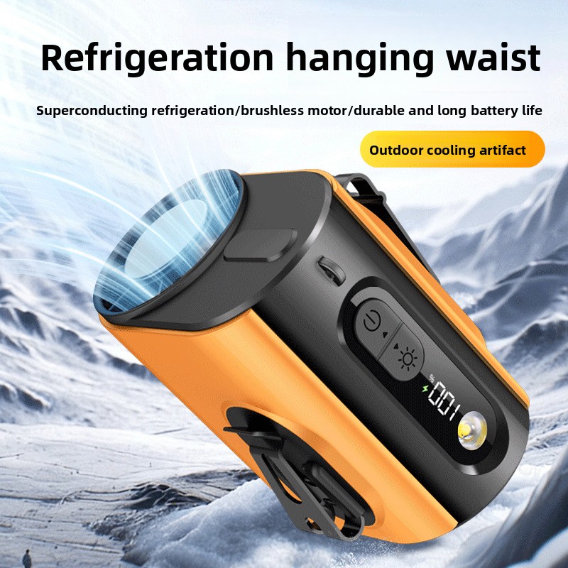 Nuovo ventilatore transfrontaliero 2026, mini ventilatore portatile ad alta velocità con clip da cintura per esterni._voghion.com