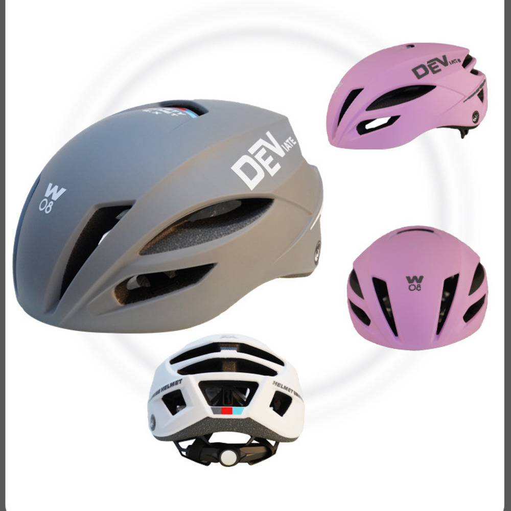 DEVIATE Integrated Bicycle Matte Windproof Cycling Road Bike Helmet_voghion.com