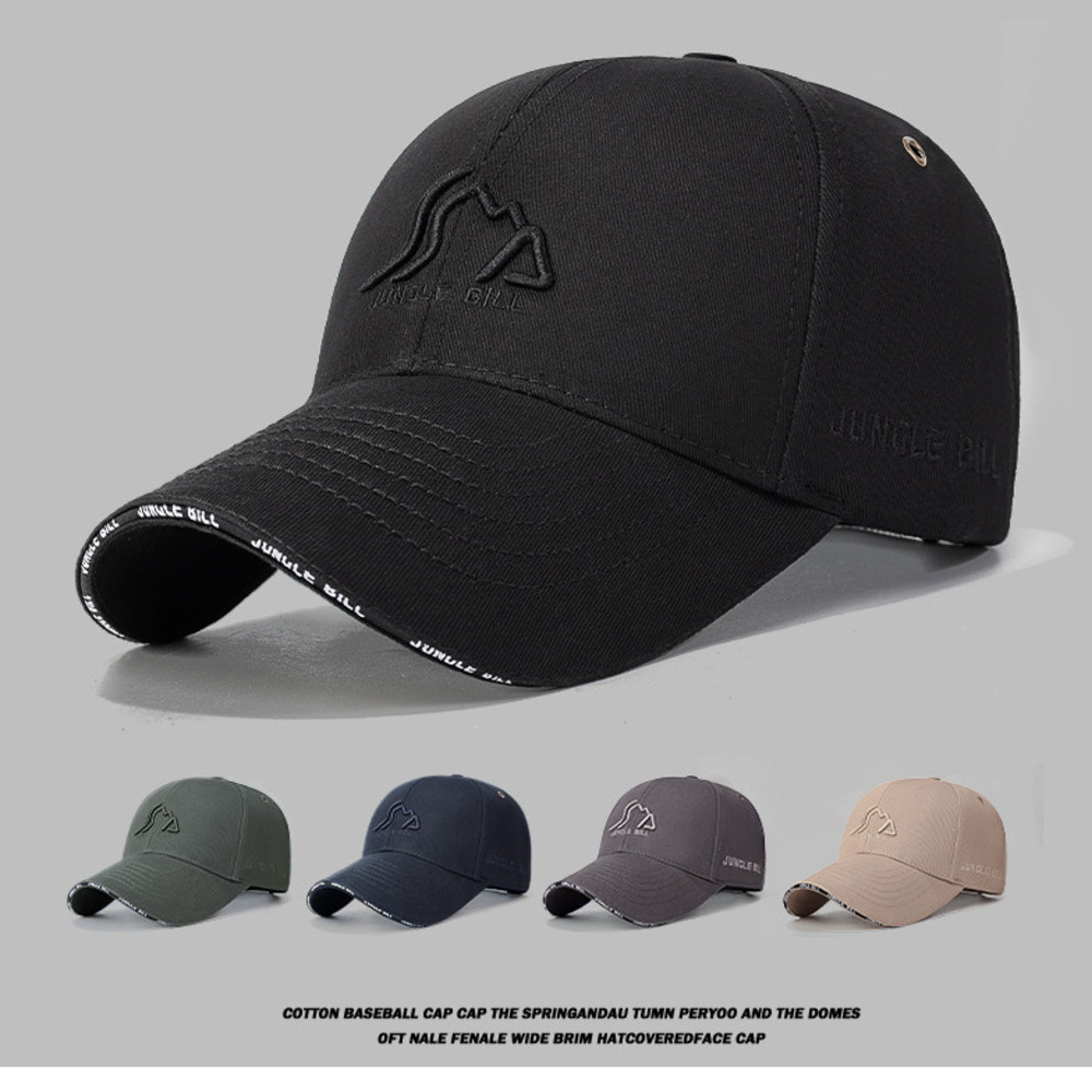 Jungle Bill High-quality Hard-top Embroidered Baseball For Men And Women, Six-panel Sandwich Cap With Copper Eyelets_voghion.com