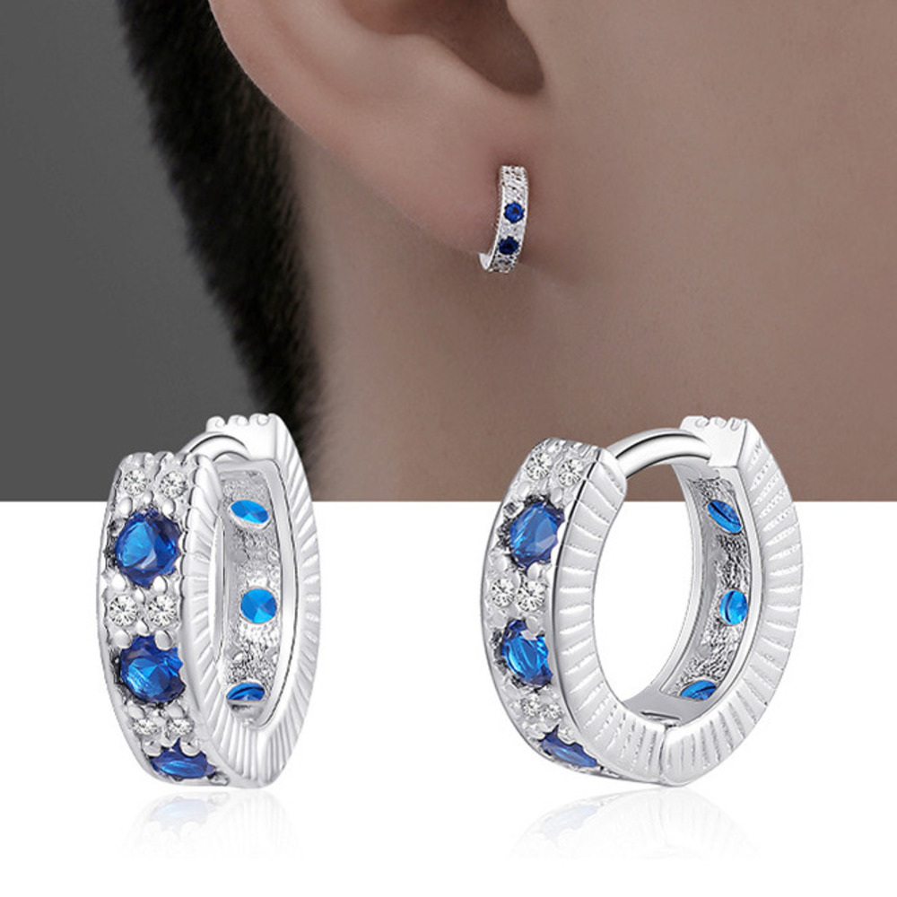 Zirkon Creolen Für Damen Und Herren Trendiger Modeschmuck_voghion.com