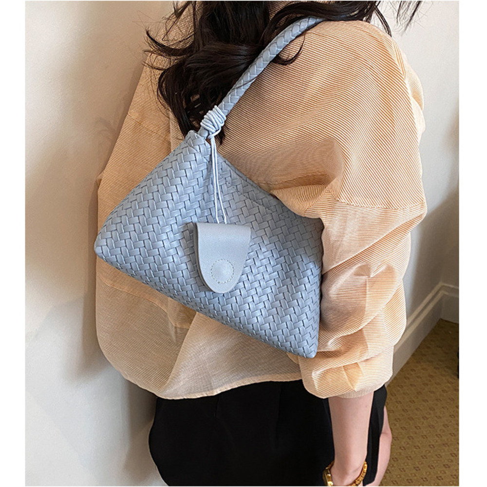 Gewebte Schultertasche Für Damen, Hochwertige Handtasche Mit Muster_voghion.com
