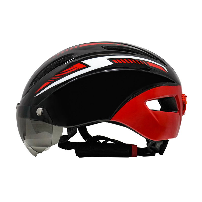 DEVIATE Mountainbike mit Lichtbrille Radfahren Rennradhelm_voghion.com