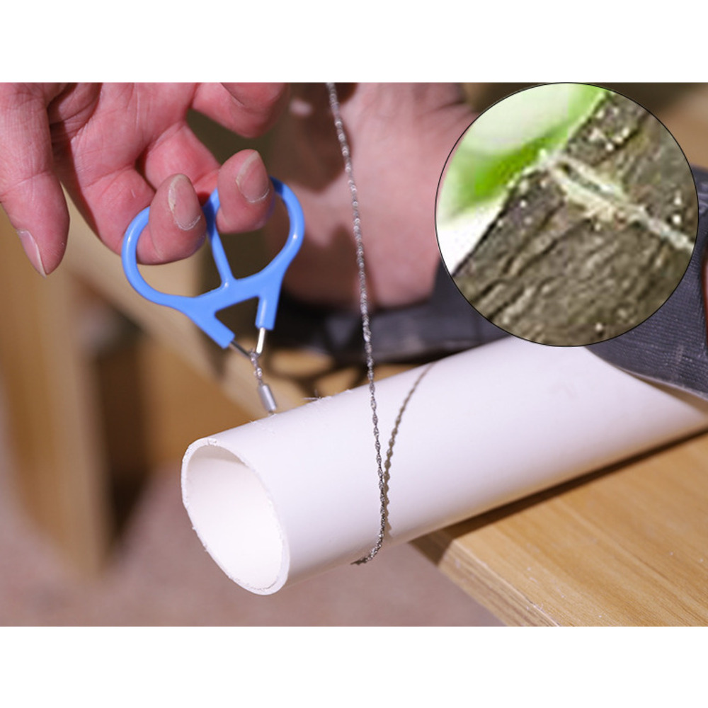 Handgezogene Drahtsäge, Ausrüstung, Outdoor-Überlebenszubehör_voghion.com