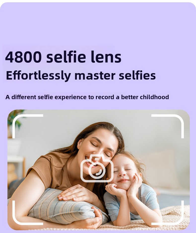 【High Quality】 New High-Definition Children's Camera With High Pixels, Cartoon Protective Case Toy, Can Take Photos And Transfer To_voghion.com