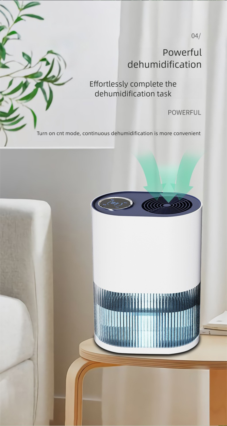 Home New For Use Semiconductor Indoor Bedroom Silent Small Dehumidifier Moisture Absorber_voghion.com