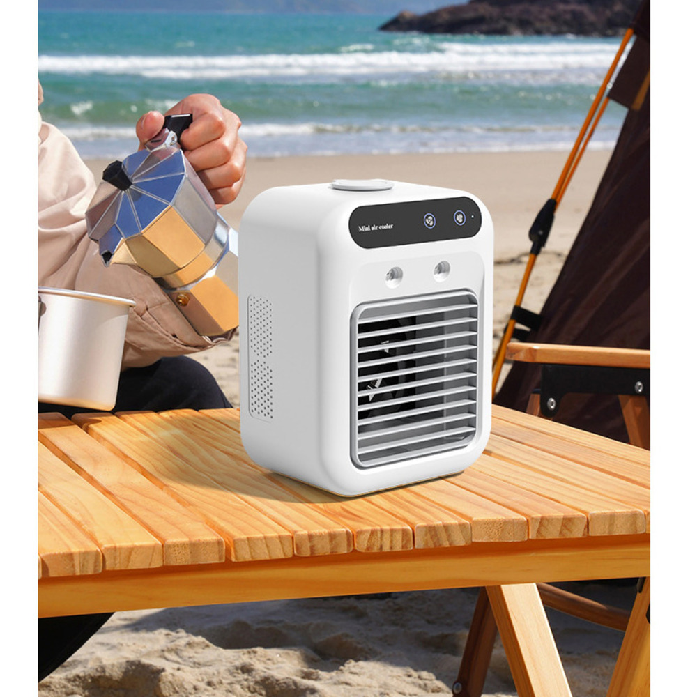 Mini Air Cooler With Humidifier Usb Desktop Water Misting Fan_voghion.com