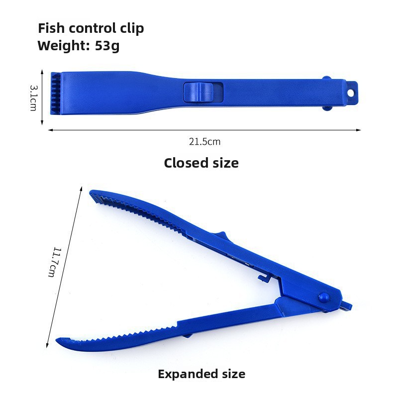 Dispositivo di controllo in plastica con pinza per pesci, accessori per la pesca_voghion.com