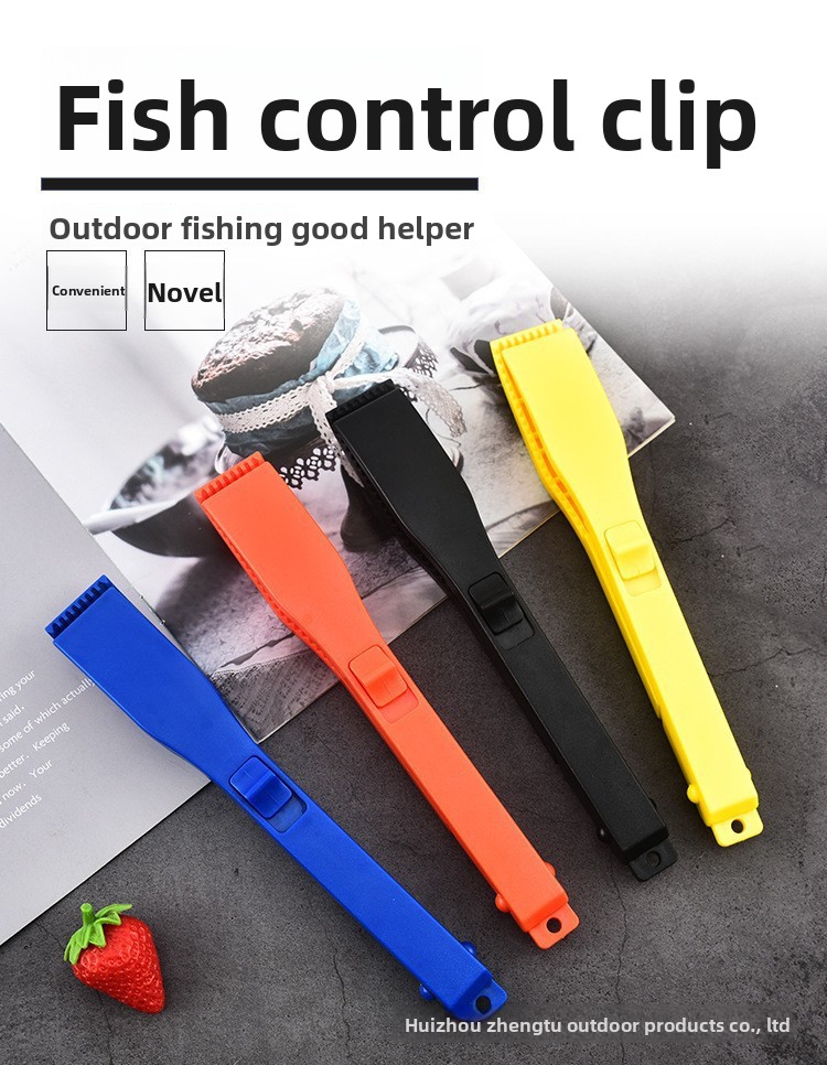 Dispositivo di controllo in plastica con pinza per pesci, accessori per la pesca_voghion.com
