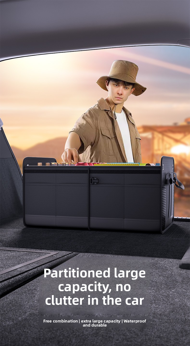 Trunk Organizer Car Large Capacity Foldable Outdoor Storage Box_voghion.com