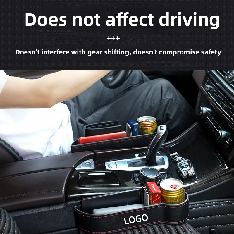 Boîte de rangement multifonctionnelle pour siège/entretoises de voiture, avec commande centrale._voghion.com